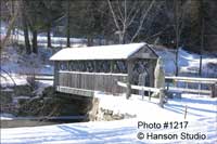 West Danville, VT - Joe's Pond Bridge - Winter